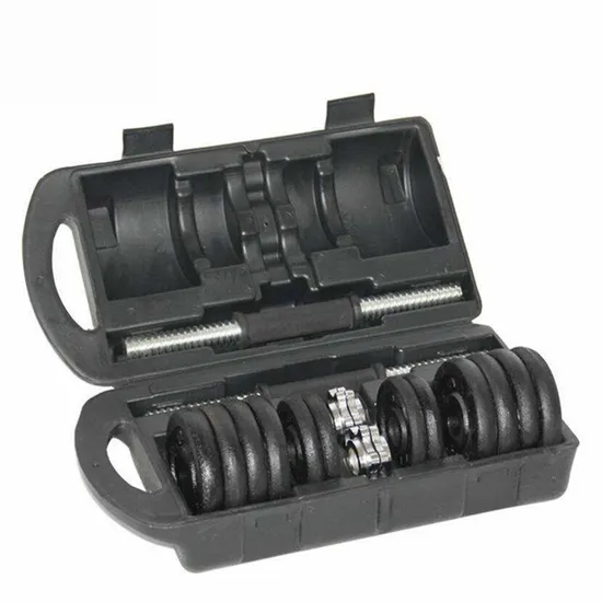 Equipamento de ginástica Pintura Halteres Borracha Handle Bar Osf008 Peso Livre