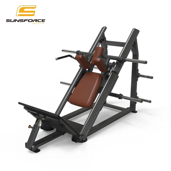 Commerical Strength Plate Loaded Machine Free Weight Hack Squat 