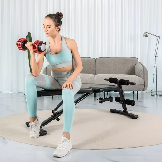 Fabricação de banco de musculação para exercícios internos, academia doméstica, banco de abdominais